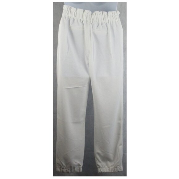 Bar III Women's Knit Pull-On Jogger Pants, Bright White, Large - Picture 3 of 3
